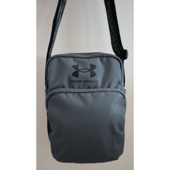 Under Armour 1364192-012 Unisex O/S Pitch Gray/Black Loudon Crossbody Bag - Picture 16 of 16